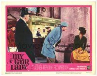 1r757 MY FAIR LADY LC #3 '64 flower girl Audrey Hepburn is taunted by Rex Harrison & Hyde-White!