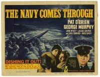 1r266 NAVY COMES THROUGH TC '42 Pat O'Brien, George Murphy, art of sailors firing cannon!
