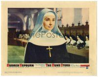 1r789 NUN'S STORY LC #4 '59 c/u of religious missionary Audrey Hepburn in nun's habit!