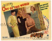 1r800 OUT OF THIS WORLD LC #7 '45 Veronica Lake, Diana Lynn & Daley by barechested Eddie Bracken