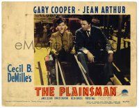 1r818 PLAINSMAN LC #4 R46 Gary Cooper & Jean Arthur, Cecil B. DeMille classic!