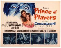1r306 PRINCE OF PLAYERS TC '55 Richard Burton as Edwin Booth, Maggie McNamara, John Derek