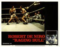 1r832 RAGING BULL LC #8 '80 Martin Scorsese, image of Robert De Niro boxing in the ring!