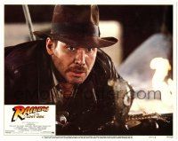 1r833 RAIDERS OF THE LOST ARK LC #5 '81 c/u of petrified Harrison Ford staring down a cobra snake!