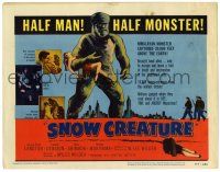 1r364 SNOW CREATURE TC '54 abominable Yeti terrorizes city, abducts women & annihilates men!