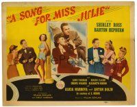 1r368 SONG FOR MISS JULIE TC '45 Shirley Ross, Barton Hepburn, Jane Farrar in the title role!
