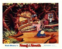 1r894 SONG OF THE SOUTH LC R72 Walt Disney, image of Br'er Rabbit boarding up door!