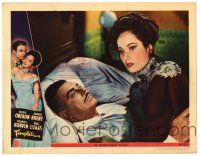 1r927 TEMPTATION LC #5 '46 George Brent can't resist sexy Merle Oberon!