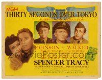 1r389 THIRTY SECONDS OVER TOKYO TC '44 art of pilot Spencer Tracy, Robert Walker & Thaxter!
