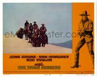 1r961 TRAIN ROBBERS LC #8 '73 cowboy John Wayne, sexy Ann-Margret & others on horseback!