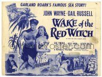 1r419 WAKE OF THE RED WITCH TC R54 John Wayne w/sexy Gail Russell, seafaring ocean sailor action!