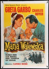 1s146 CONQUEST linen Argentinean R40s Greta Garbo as Marie Walewska, Charles Boyer as Napoleon!