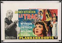 1s276 STAGE FRIGHT linen Belgian R60s Marlene Dietrich, Jane Wyman, directed by Alfred Hitchcock!