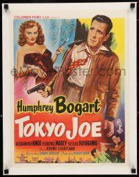 1s281 TOKYO JOE linen Belgian '49 Humphrey Bogart & sexy smoking Florence Marly in Japan!
