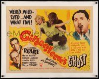 1s052 GILDERSLEEVE'S GHOST linen style A 1/2sh '44 Harold Peary horror comedy, sexy girl & ape!