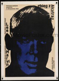 1s082 POINT BLANK linen Polish 23x33 '70 cool Zelek art of Lee Marvin, John Boorman film noir!