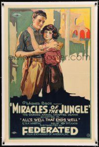 1t198 MIRACLES OF THE JUNGLE linen chapter 15 1sh '21 Selig serial, All's Well That Ends Well, lost!