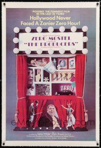 1t246 PRODUCERS linen 1sh '67 Mel Brooks, Zero Mostel & Gene Wilder perform on Broadway!