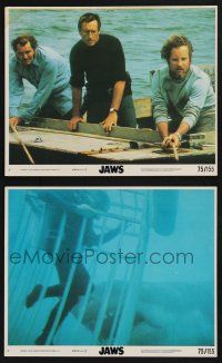 1x099 JAWS 2 8x10 mini LCs '75 Spielberg shark classic, Roy Scheider, Robert Shaw, Richard Dreyfuss