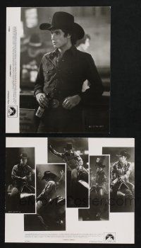 1x996 URBAN COWBOY 2 8x9.75 stills '80 John Travolta in cowboy hat, mechanical bull montage!