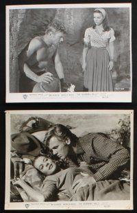 1x480 BURNING HILLS 10 8x10 stills '56 great portraits of gorgeous Natalie Wood & Tab Hunter!