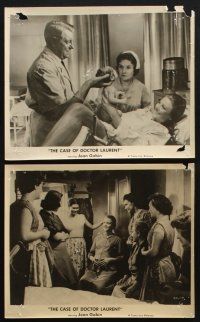 1x483 CASE OF DR. LAURENT 10 8x10 stills '58 Le Cas du Dr. Laurent, childbirth in public!