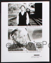 1x916 CIDER HOUSE RULES 3 8x10 stills '99 sexy Charlize Theron, Tobey McGuire, Michael Caine!