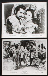 1x800 GREAT WALL 5 8x10 stills '65 Japanese war in China epic, cool battle images w/ horses!