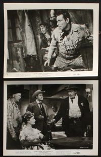 1x540 GUN BROTHERS 9 8x10 stills '56 cowboy western images of Buster Crabbe & brother Neville Brand