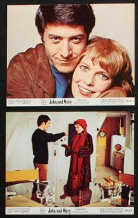 1x026 JOHN & MARY 8 color 8x10 stills '69 Dustin Hoffman, Mia Farrow, directed by Peter Yates!