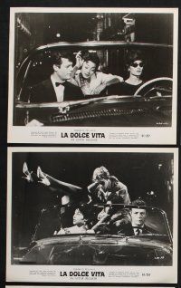 1x684 LA DOLCE VITA 7 8x10 stills '61 Federico Fellini, Anouk Aimee, Marcello Mastroianni!
