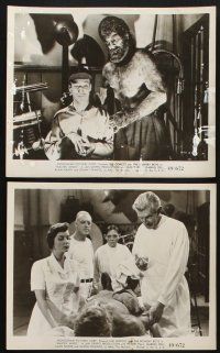 1x452 MASTER MINDS 11 8x10 stills '49 Bowery Boys, Huntz Hall , Glenn Strange as monster!