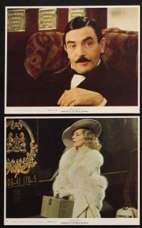1x033 MURDER ON THE ORIENT EXPRESS 8 8x10 mini LCs '74 Agatha Christie, Albert Finney as Poirot!