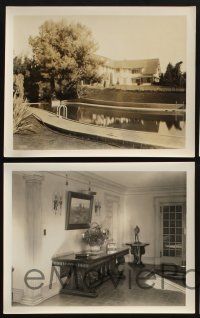 1x887 PICKFAIR 4 8x10 stills '20s views of the legendary home of Mary Pickford & Douglas Fairbanks!
