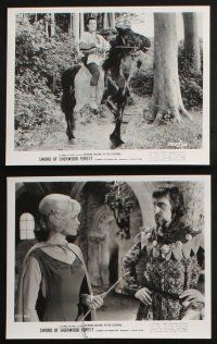 1x467 SWORD OF SHERWOOD FOREST 11 8x10 stills '60 Richard Greene as Robin Hood, Peter Cushing!