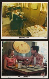 1x039 TAXI DRIVER 8 8x10 mini LCs '76 Scorsese, Robert De Niro, Harvey Keitel, Jodie Foster!