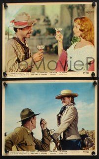 1x091 THEY CAME TO CORDURA 3 color 8x10 stills '59 Gary Cooper, Rita Hayworth, Tab Hunter, Heflin!