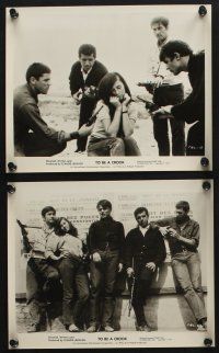 1x325 TO BE A CROOK 14 8x10 stills '67 Claude Lelouch, Une fille et des fusils, French!