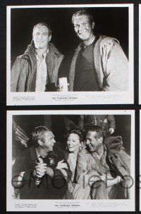 1x835 TOWERING INFERNO 5 8x10 stills '74 Paul Newman & Steve McQueen, Dunaway, cool candids!