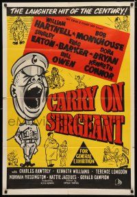 1y486 CARRY ON SERGEANT Aust 1sh '59 Shirley Eaton in a wacky English military comedy!