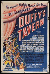 1y506 DUFFY'S TAVERN Aust 1sh '45 Paramount's biggest stars, different sexy musical art!