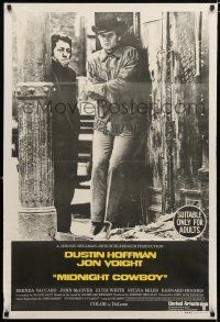 1y599 MIDNIGHT COWBOY Aust 1sh '69 Dustin Hoffman, Jon Voight, John Schlesinger classic!