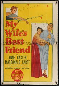 1y606 MY WIFE'S BEST FRIEND Aust 1sh '52 Macdonald Carey, Catherine McLeod & sexy Anne Baxter!