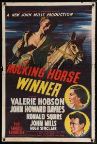 1y635 ROCKING HORSE WINNER Aust 1sh '50 based on the horse racing novel by D.H. Lawrence!
