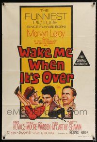 1y673 WAKE ME WHEN IT'S OVER Aust 1sh '60 Ernie Kovacs in the funniest picture since fun was born!