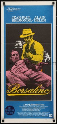 1y713 BORSALINO Aust daybill '70 Jean-Paul Belmondo & Alain Delon, directed by Jacques Deray!