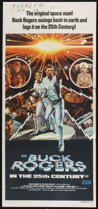 1y716 BUCK ROGERS Aust daybill '79 classic sci-fi comic strip, art of Gray & Gerard by Gadino!