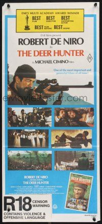 1y741 DEER HUNTER Aust daybill '78 Robert De Niro classic, directed by Michael Cimino!