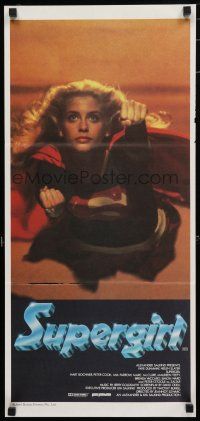 1y948 SUPERGIRL Aust daybill '84 different image of Helen Slater in costume flying!