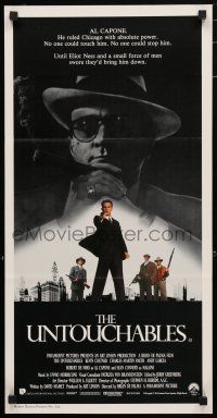 1y979 UNTOUCHABLES Aust daybill '87 Kevin Costner, Robert De Niro, Sean Connery, Brian De Palma